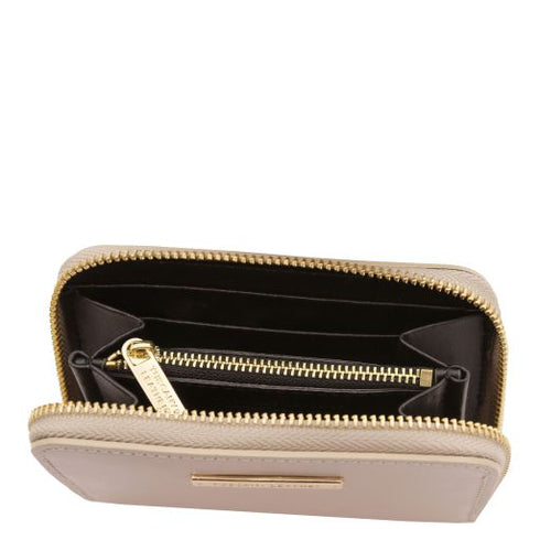 Leda - Exclusive zip around leather wallet